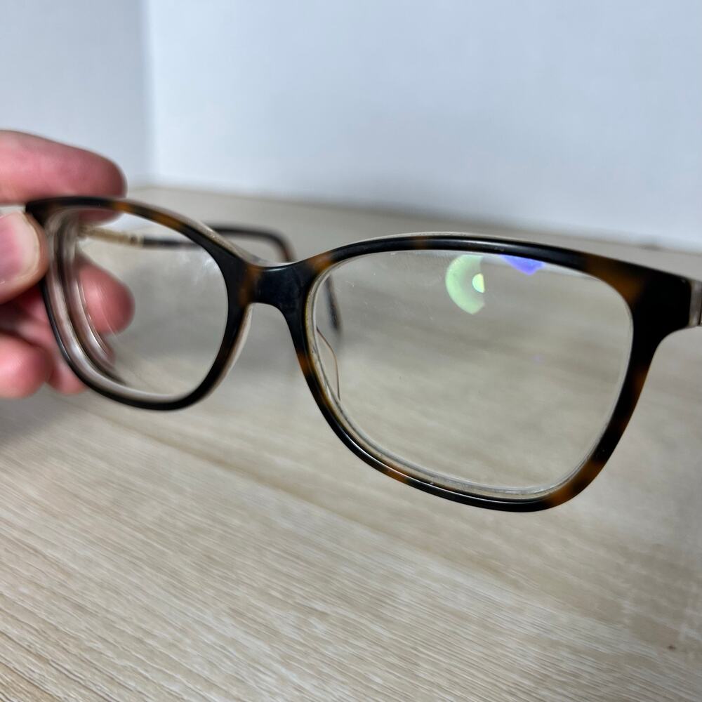 Jimmy Choo JC274 DXH Eyeglasses PARTS ONLY Tortoise Shell Frames Italy 145 - Picture 7 of 16